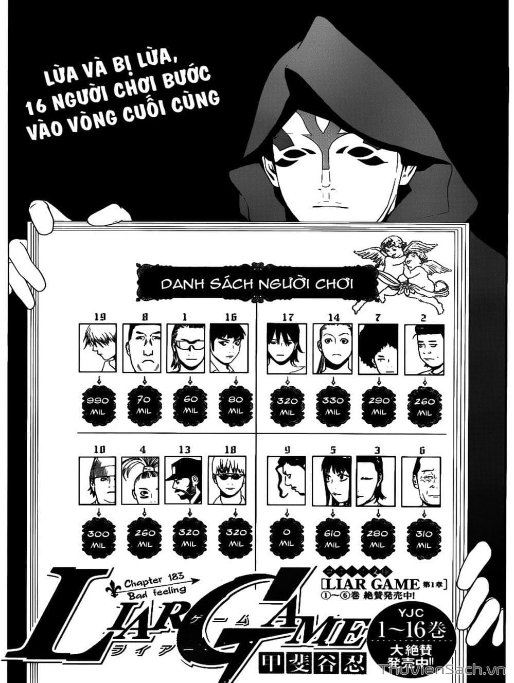 Truyện Tranh Trò Chơi Dối Trá - Liar Game trang 4