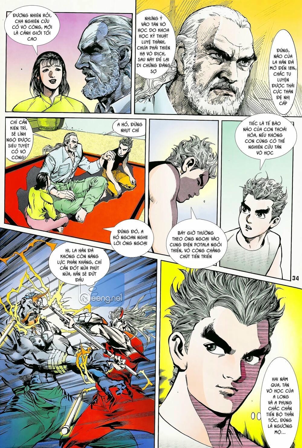 Truyện Tranh Long Hổ 5 Thế trang 8