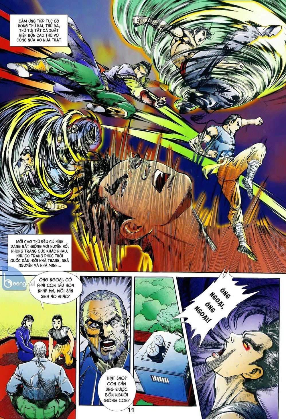 Truyện Tranh Long Hổ 5 Thế trang 8