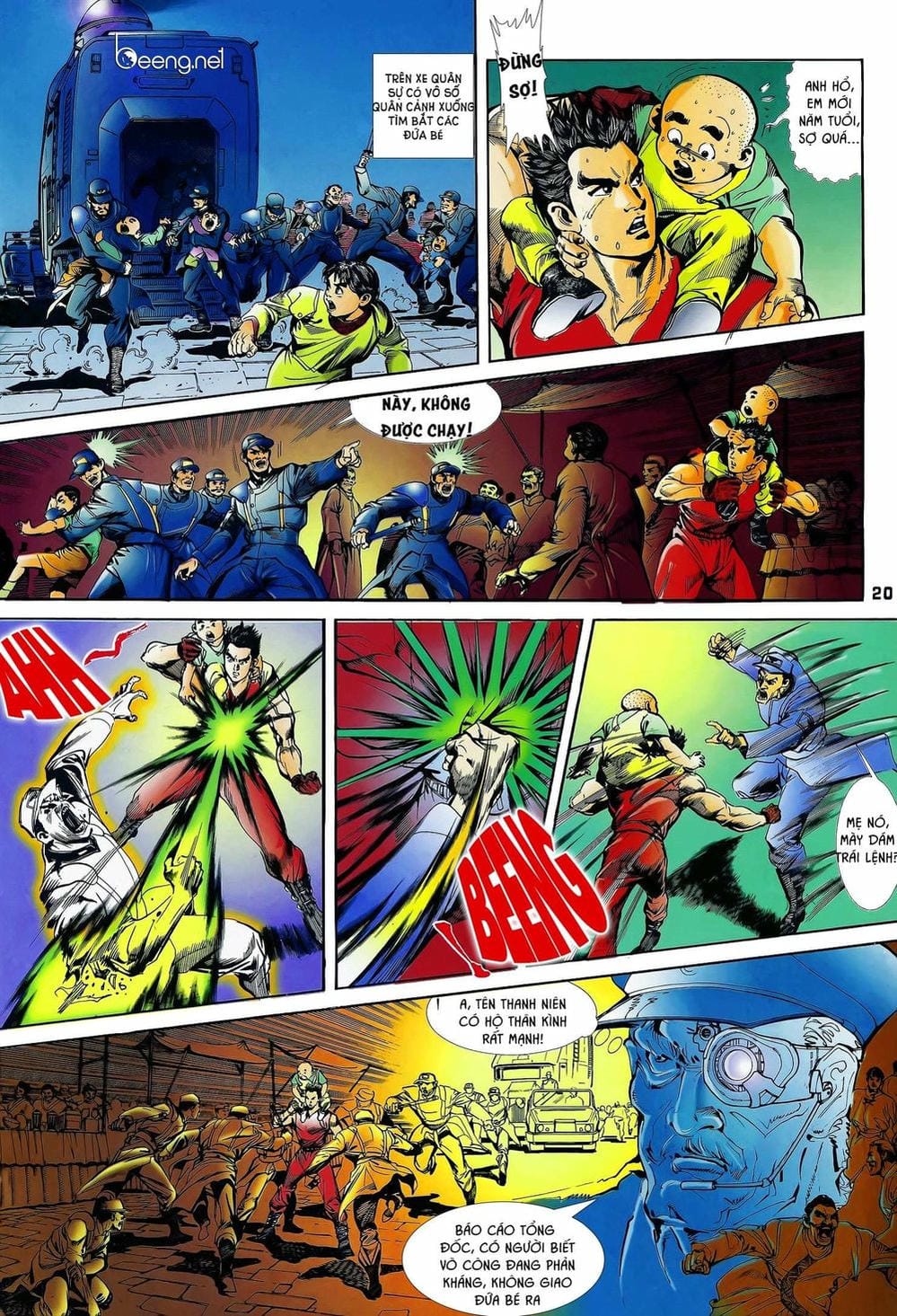 Truyện Tranh Long Hổ 5 Thế trang 8