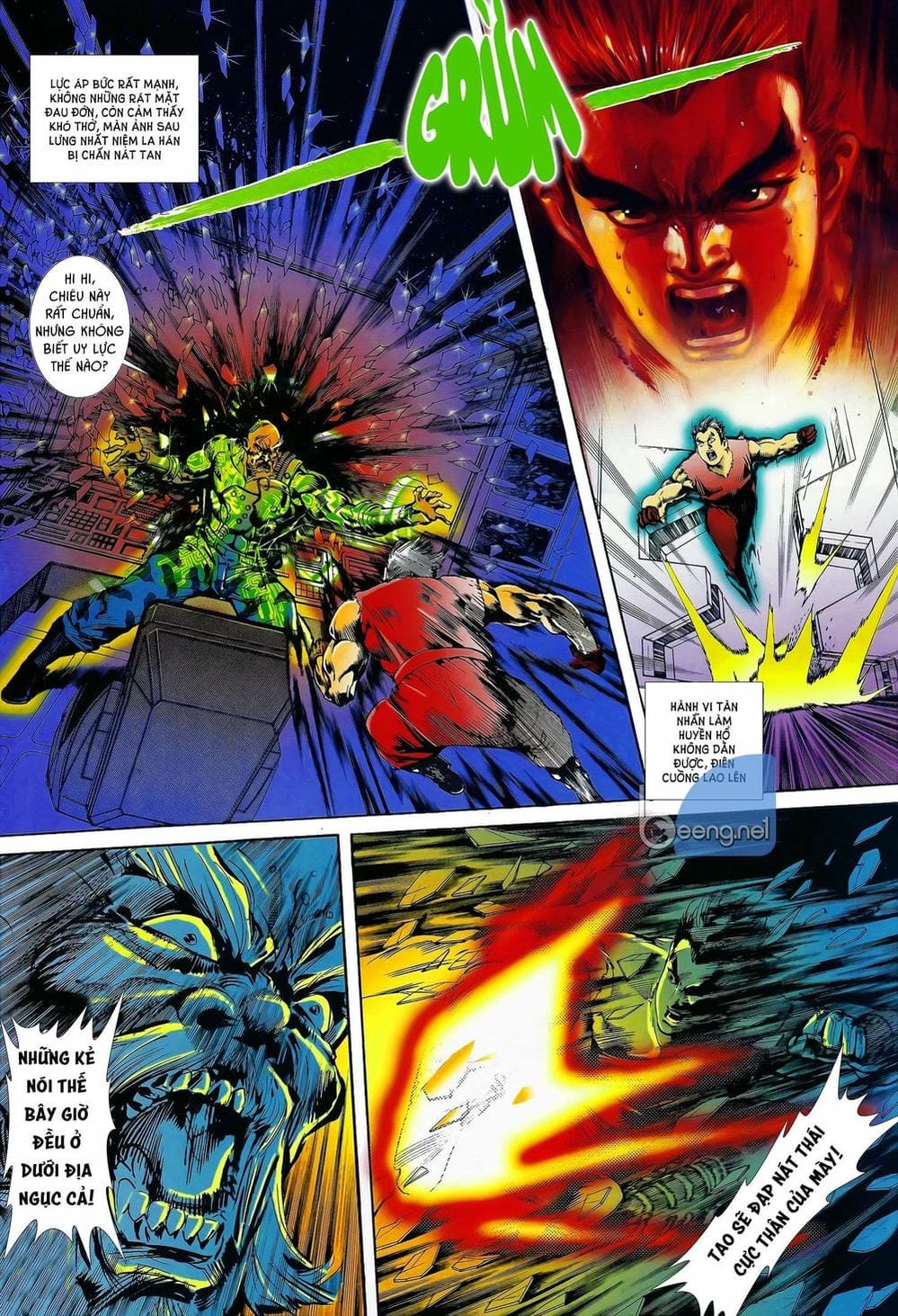 Truyện Tranh Long Hổ 5 Thế trang 8