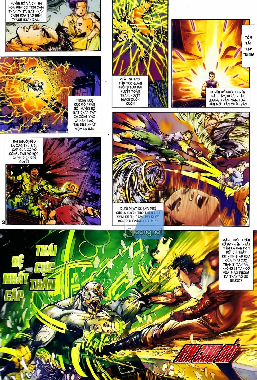 Truyện Tranh Long Hổ 5 Thế trang 8