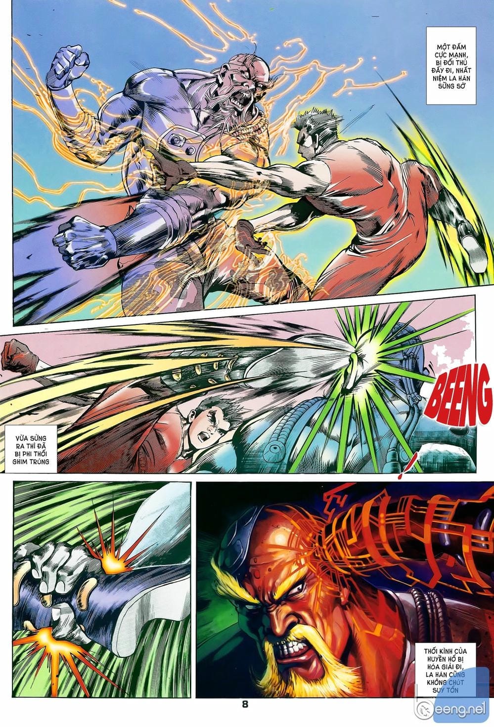 Truyện Tranh Long Hổ 5 Thế trang 8