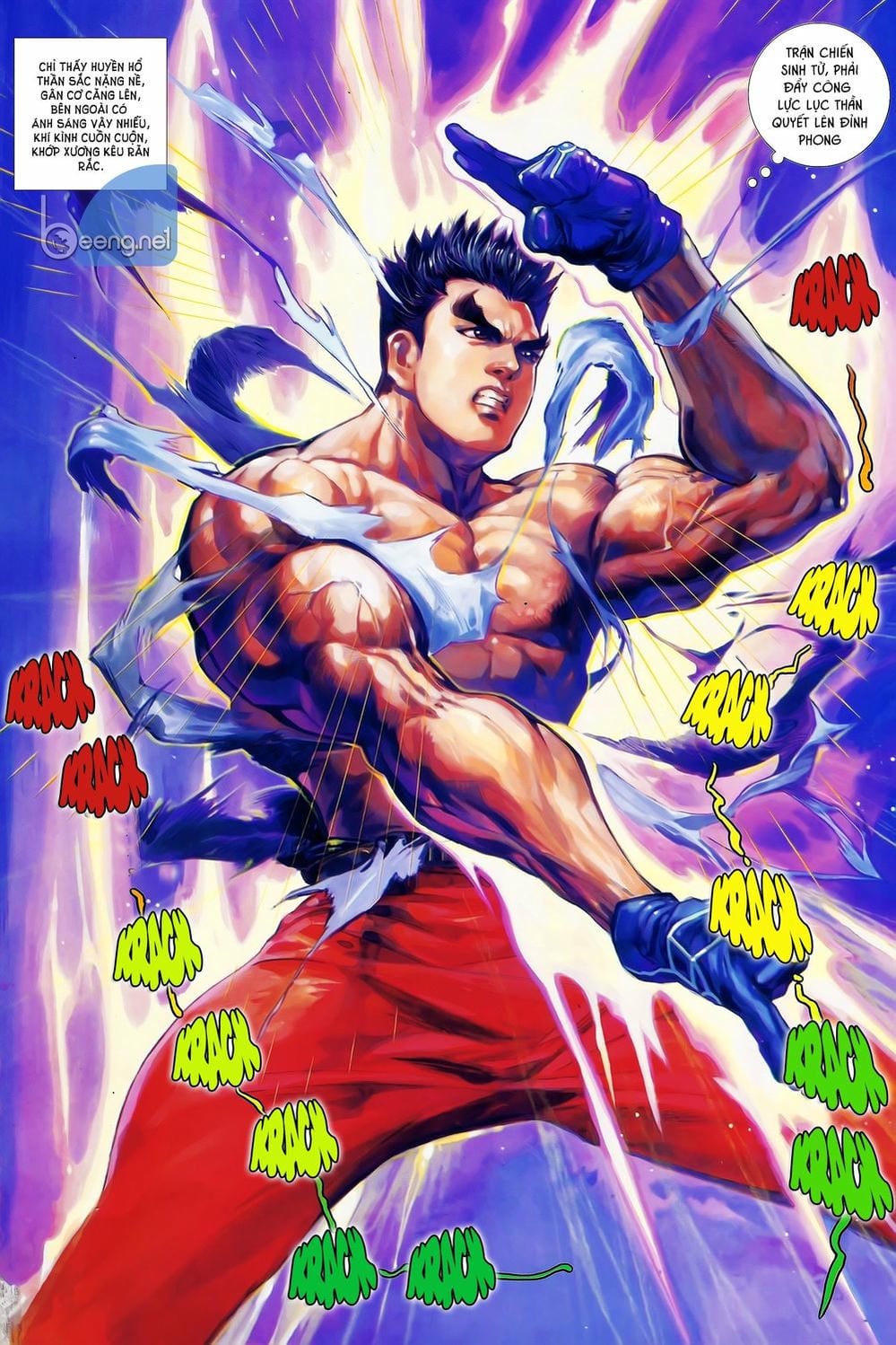 Truyện Tranh Long Hổ 5 Thế trang 8