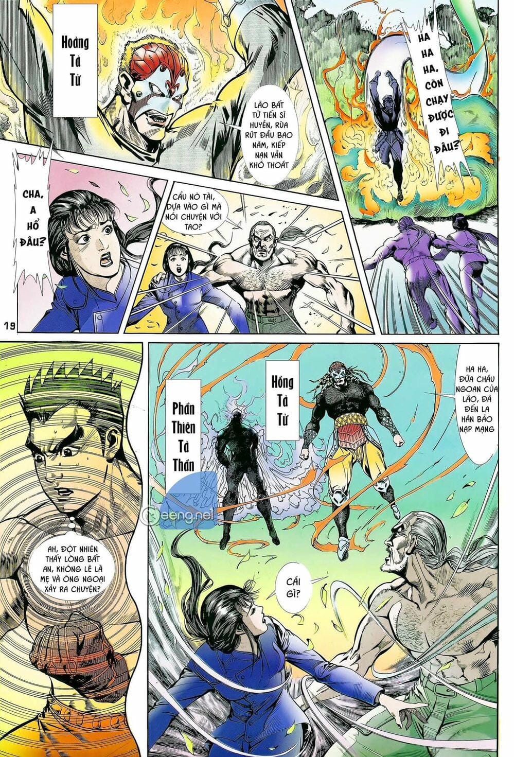 Truyện Tranh Long Hổ 5 Thế trang 8