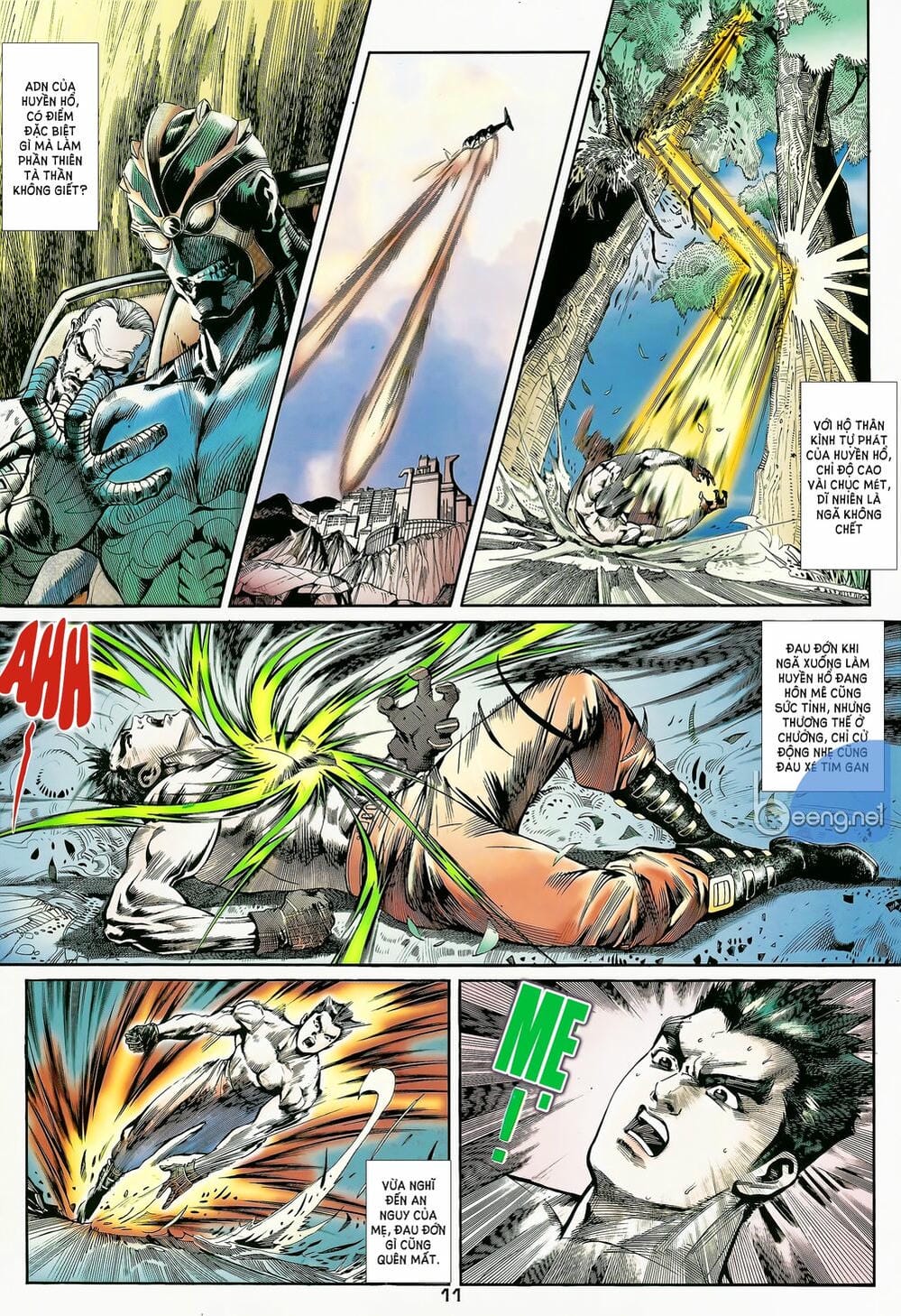 Truyện Tranh Long Hổ 5 Thế trang 8