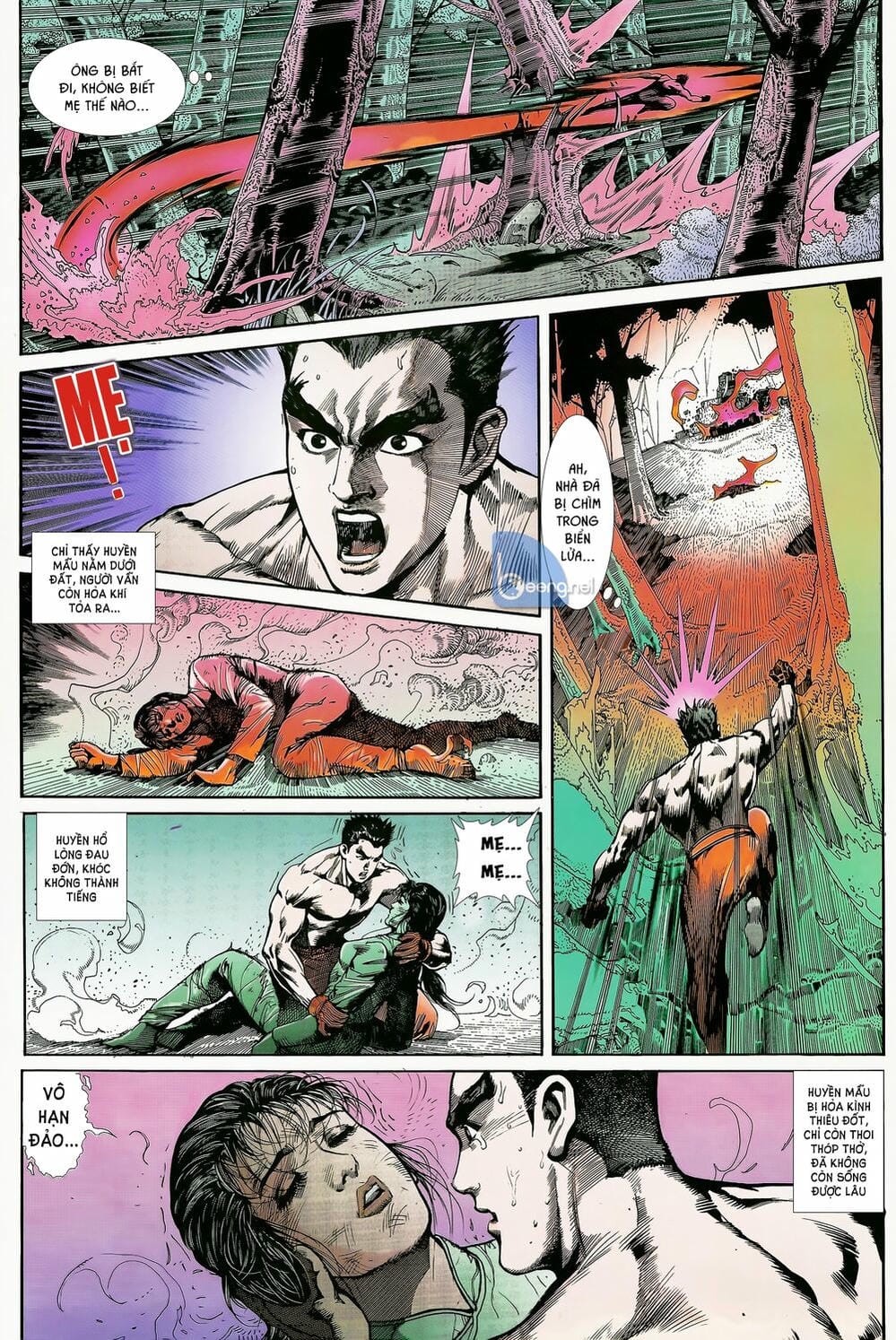 Truyện Tranh Long Hổ 5 Thế trang 8