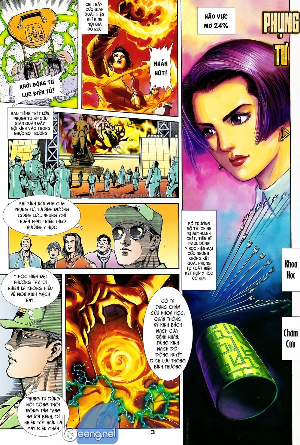 Truyện Tranh Long Hổ 5 Thế trang 8