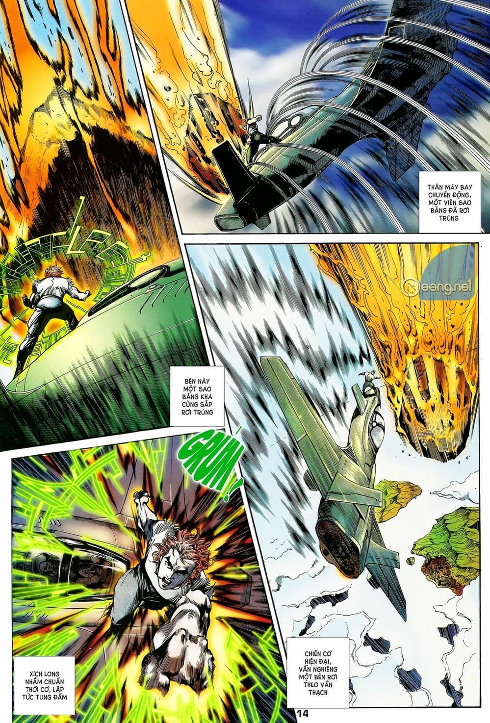 Truyện Tranh Long Hổ 5 Thế trang 8