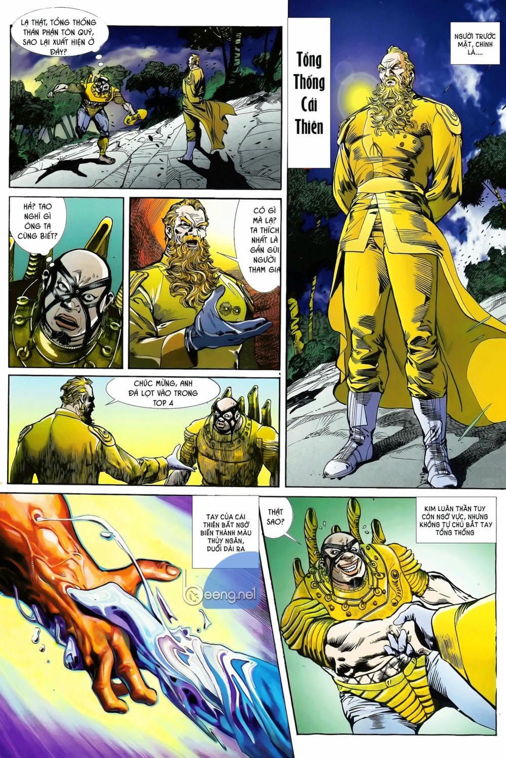 Truyện Tranh Long Hổ 5 Thế trang 8
