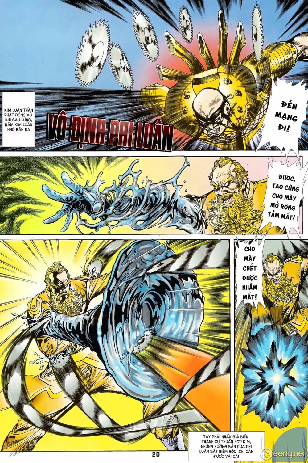 Truyện Tranh Long Hổ 5 Thế trang 8