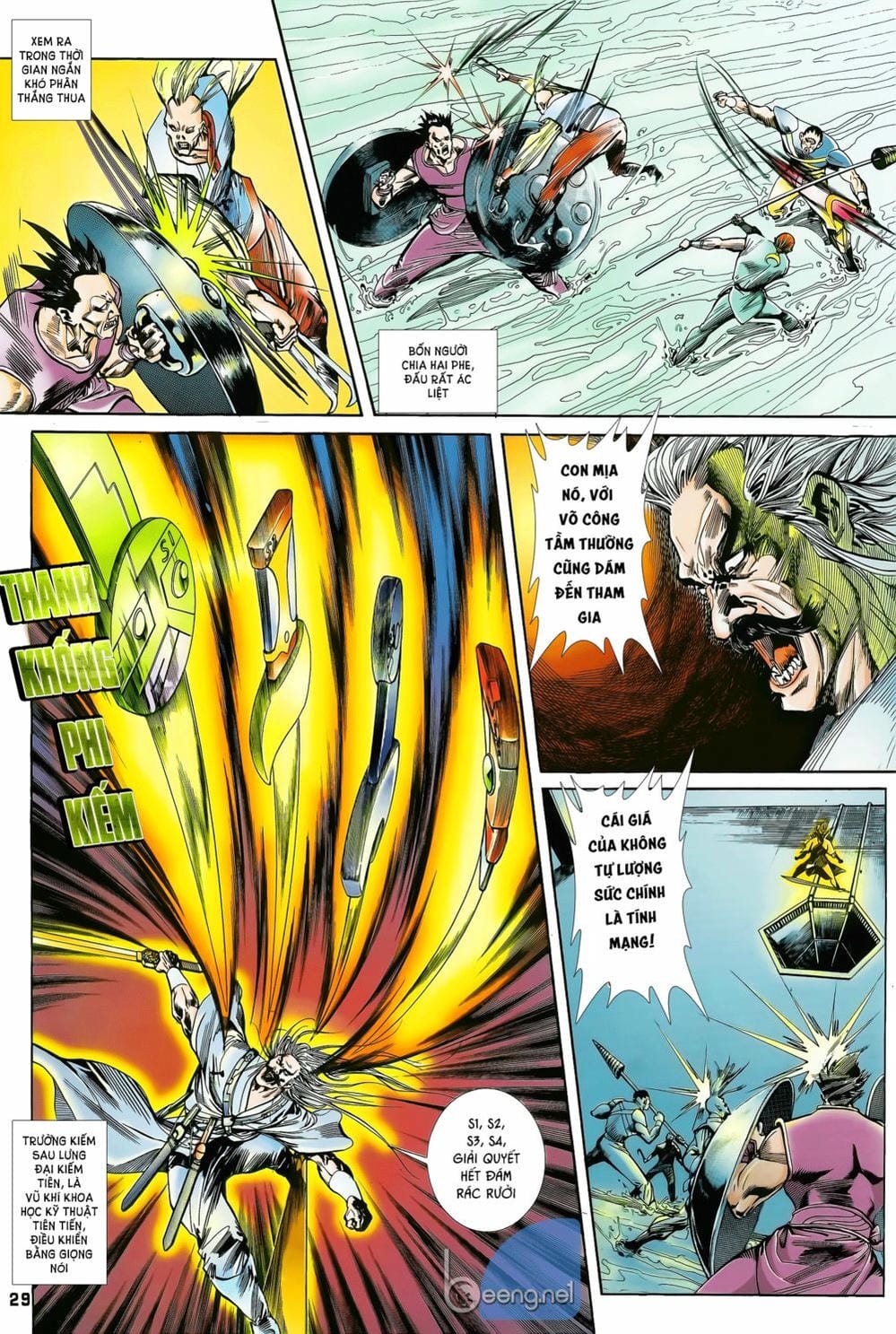 Truyện Tranh Long Hổ 5 Thế trang 8