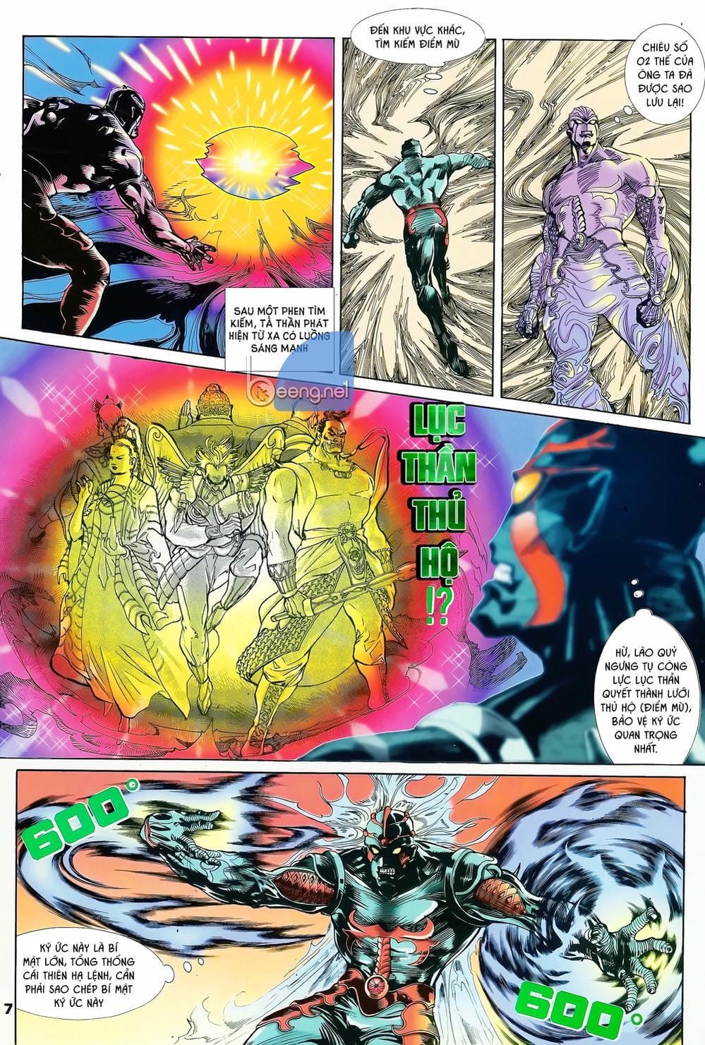 Truyện Tranh Long Hổ 5 Thế trang 8