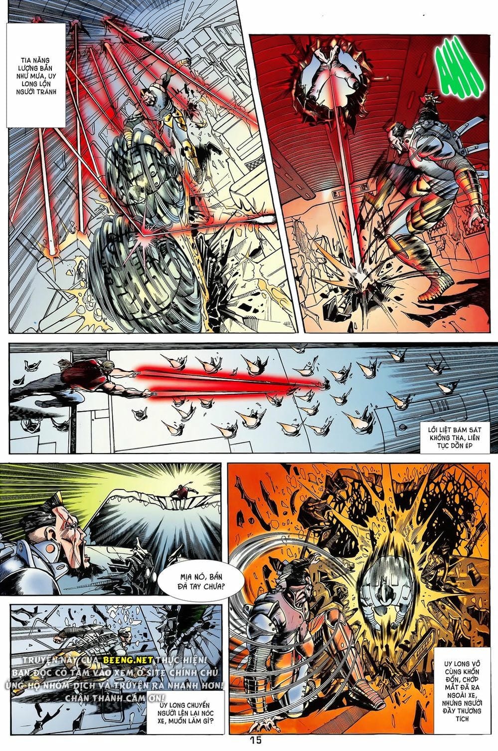 Truyện Tranh Long Hổ 5 Thế trang 8