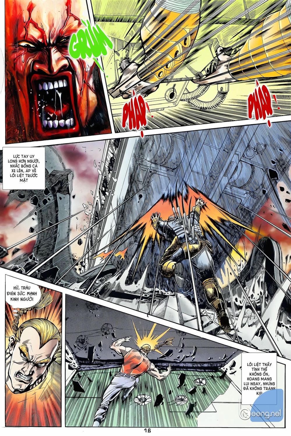 Truyện Tranh Long Hổ 5 Thế trang 8