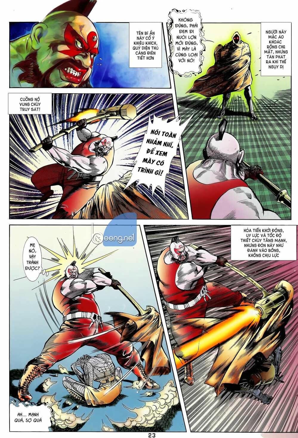 Truyện Tranh Long Hổ 5 Thế trang 8