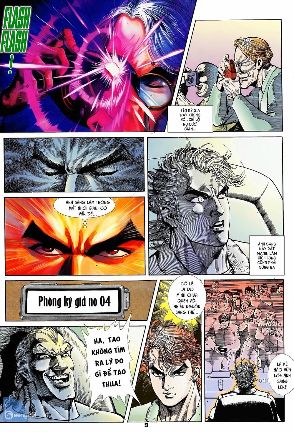 Truyện Tranh Long Hổ 5 Thế trang 8