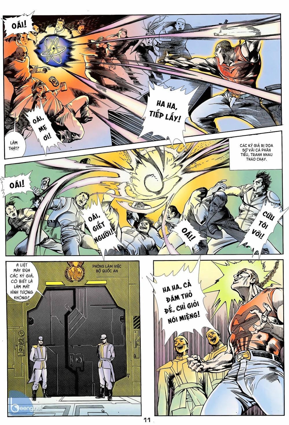 Truyện Tranh Long Hổ 5 Thế trang 8