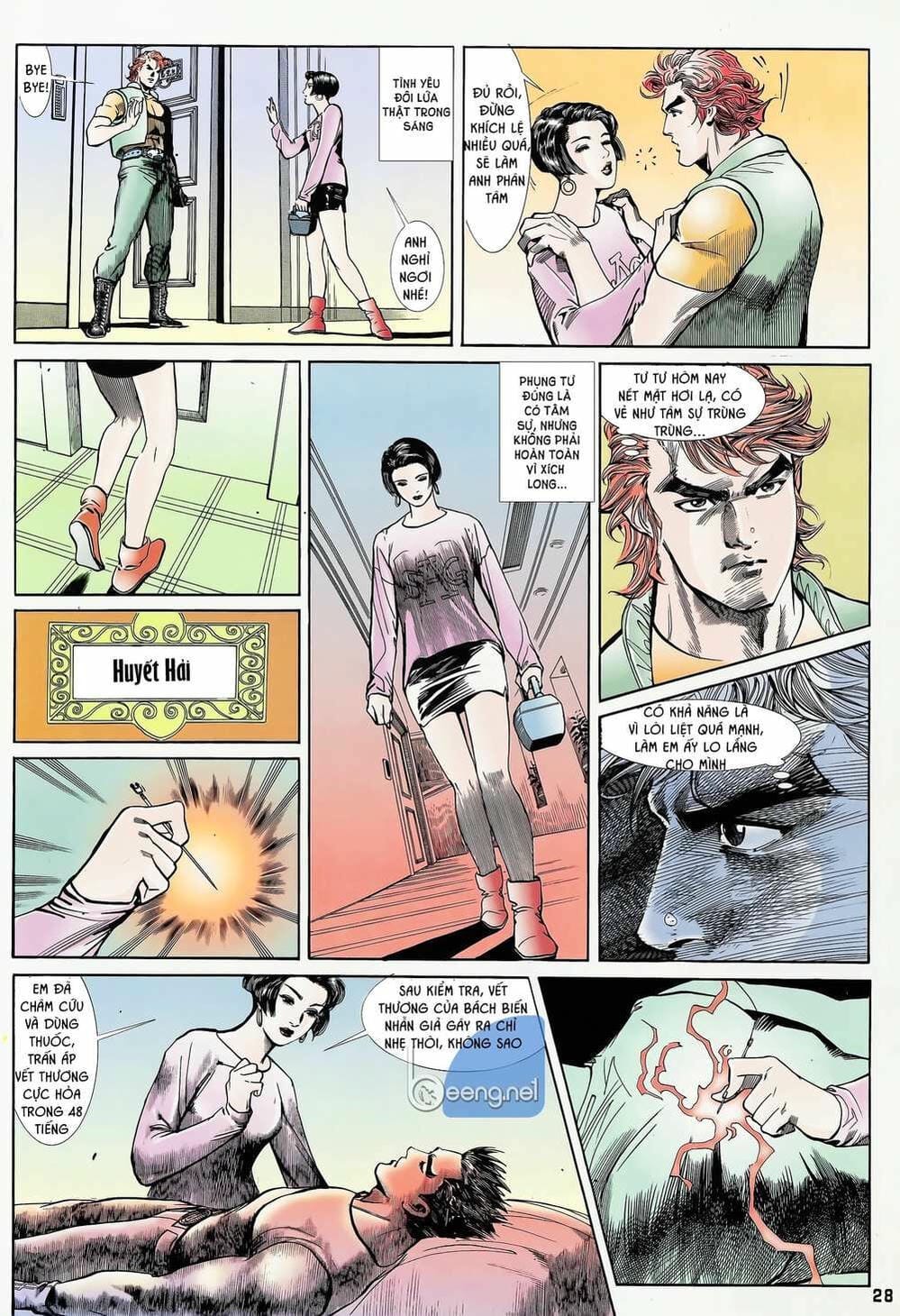 Truyện Tranh Long Hổ 5 Thế trang 8