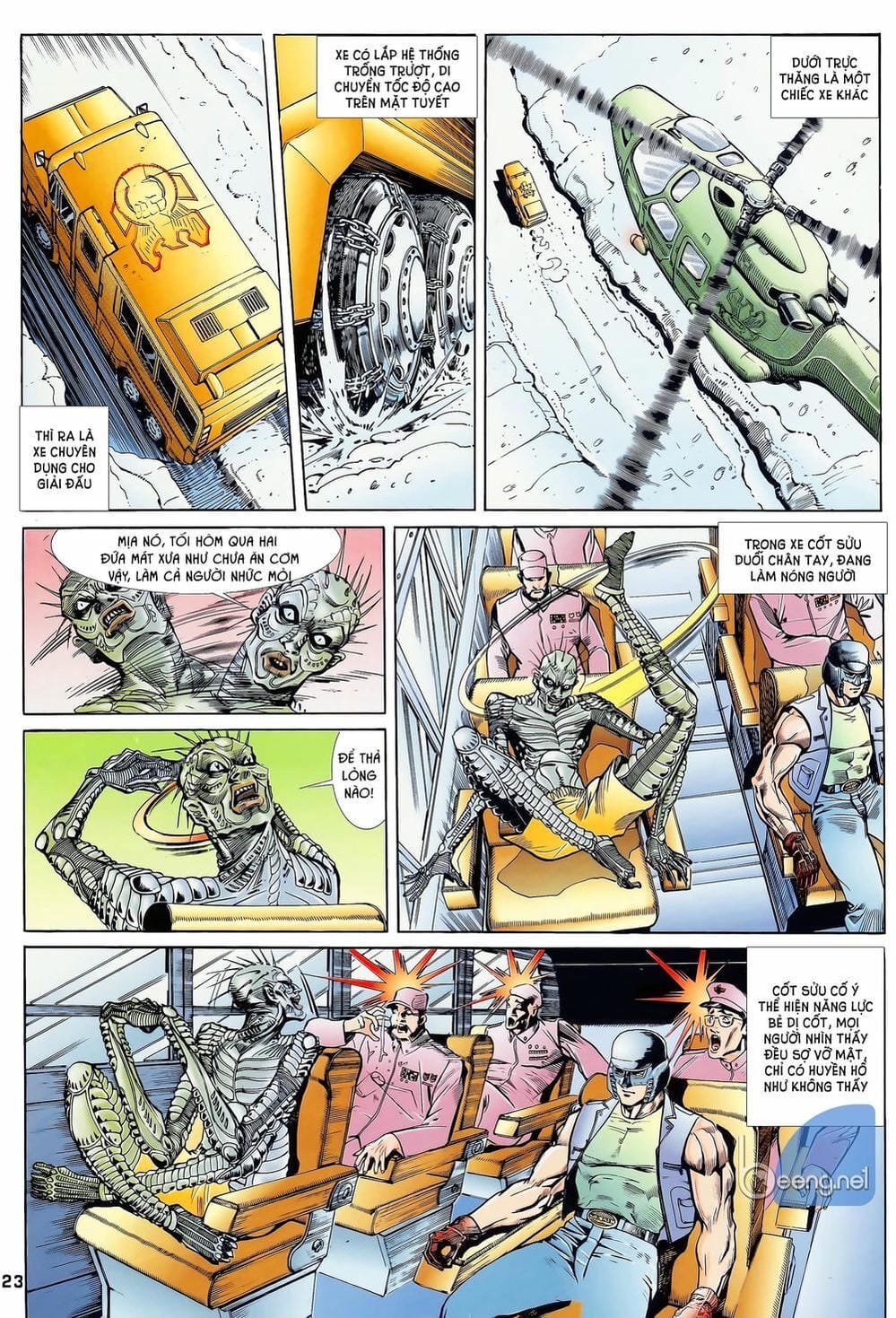 Truyện Tranh Long Hổ 5 Thế trang 8