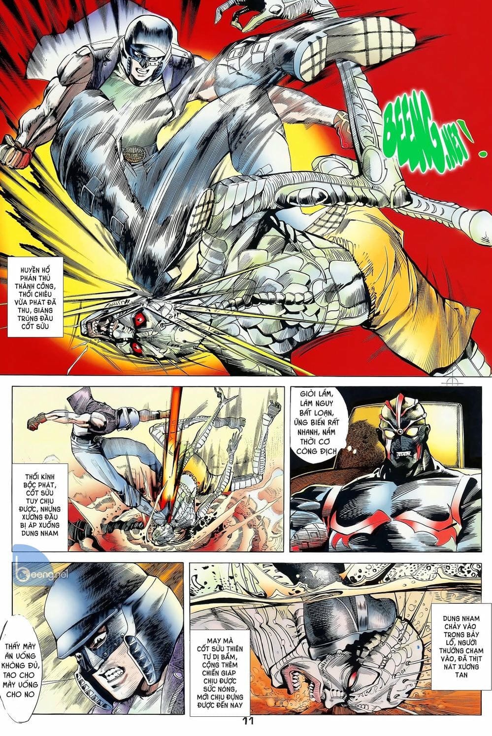 Truyện Tranh Long Hổ 5 Thế trang 8