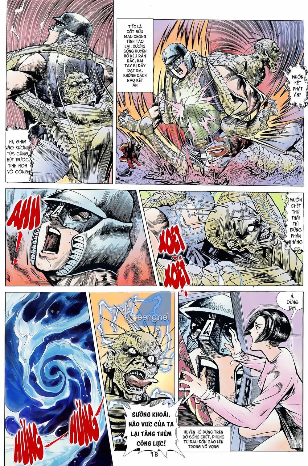 Truyện Tranh Long Hổ 5 Thế trang 8