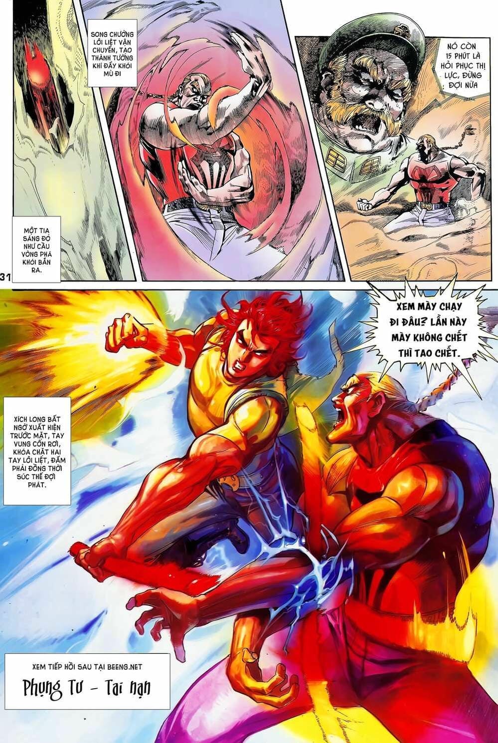 Truyện Tranh Long Hổ 5 Thế trang 8