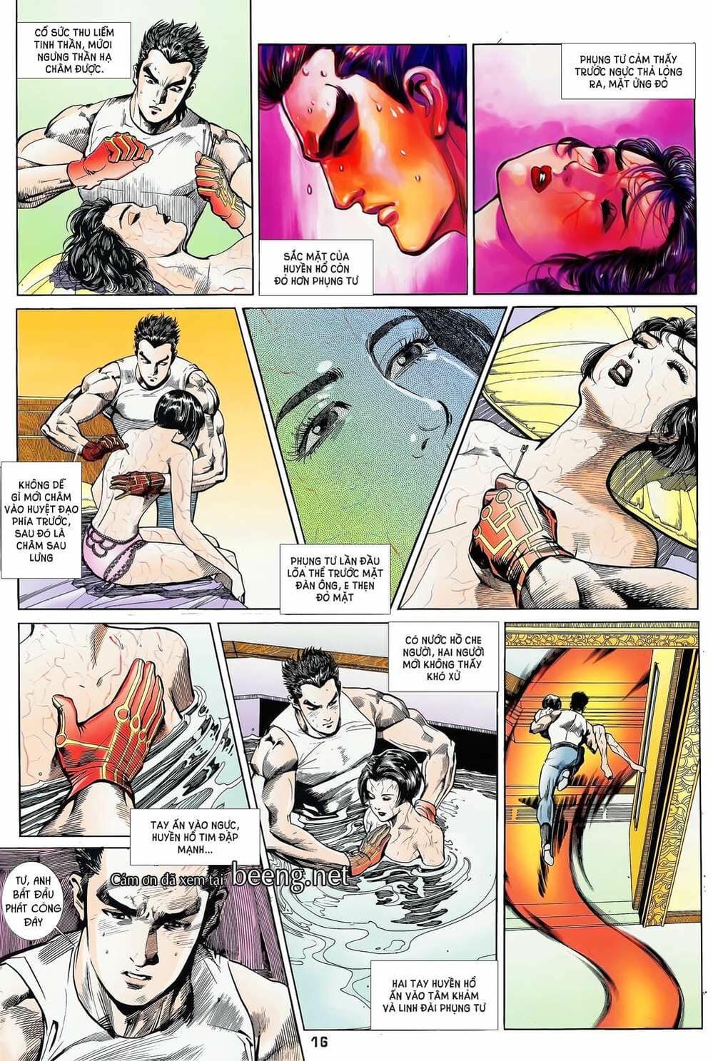 Truyện Tranh Long Hổ 5 Thế trang 8