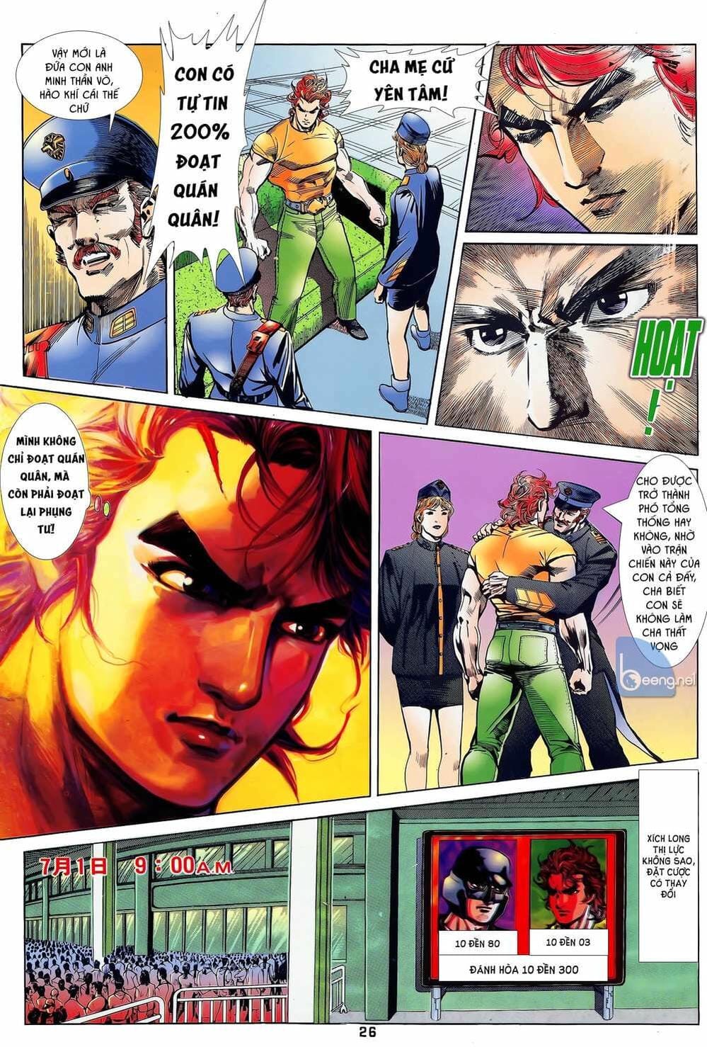 Truyện Tranh Long Hổ 5 Thế trang 8