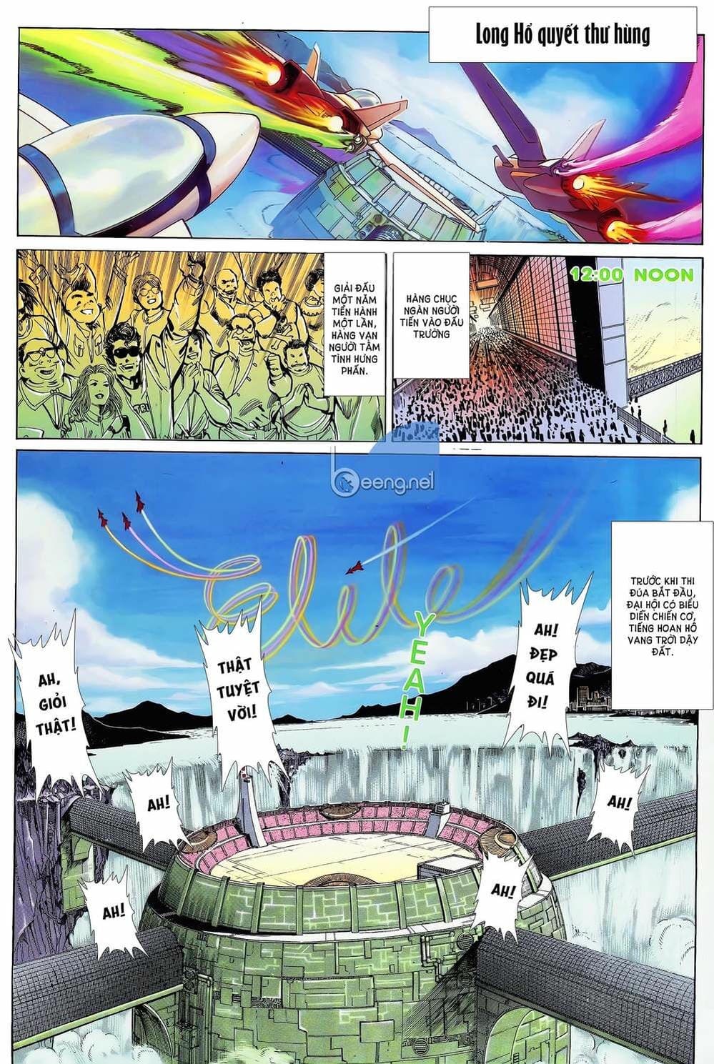 Truyện Tranh Long Hổ 5 Thế trang 8