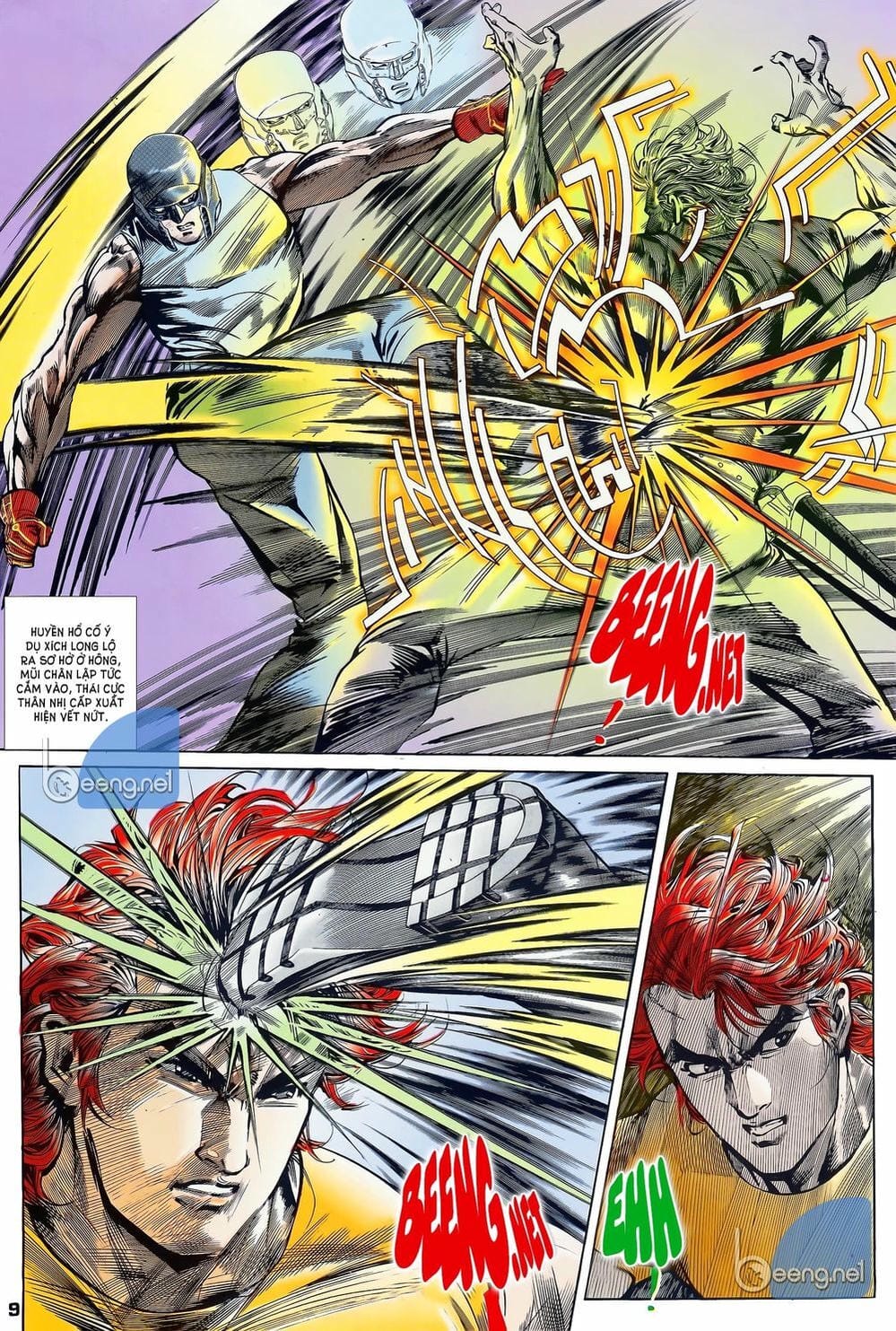 Truyện Tranh Long Hổ 5 Thế trang 8