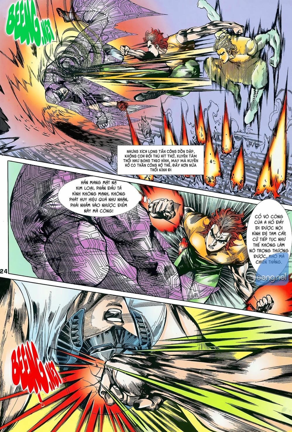 Truyện Tranh Long Hổ 5 Thế trang 8