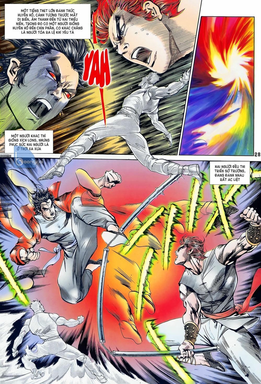 Truyện Tranh Long Hổ 5 Thế trang 8