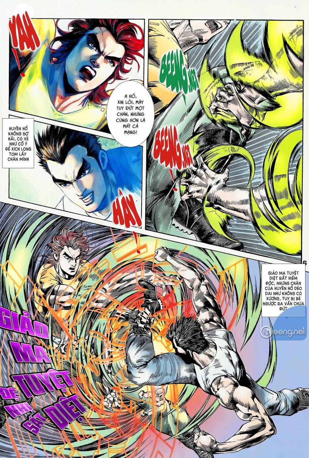 Truyện Tranh Long Hổ 5 Thế trang 8