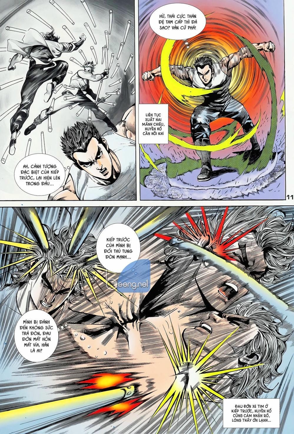 Truyện Tranh Long Hổ 5 Thế trang 8