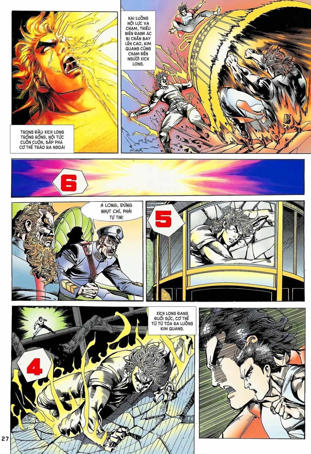 Truyện Tranh Long Hổ 5 Thế trang 8
