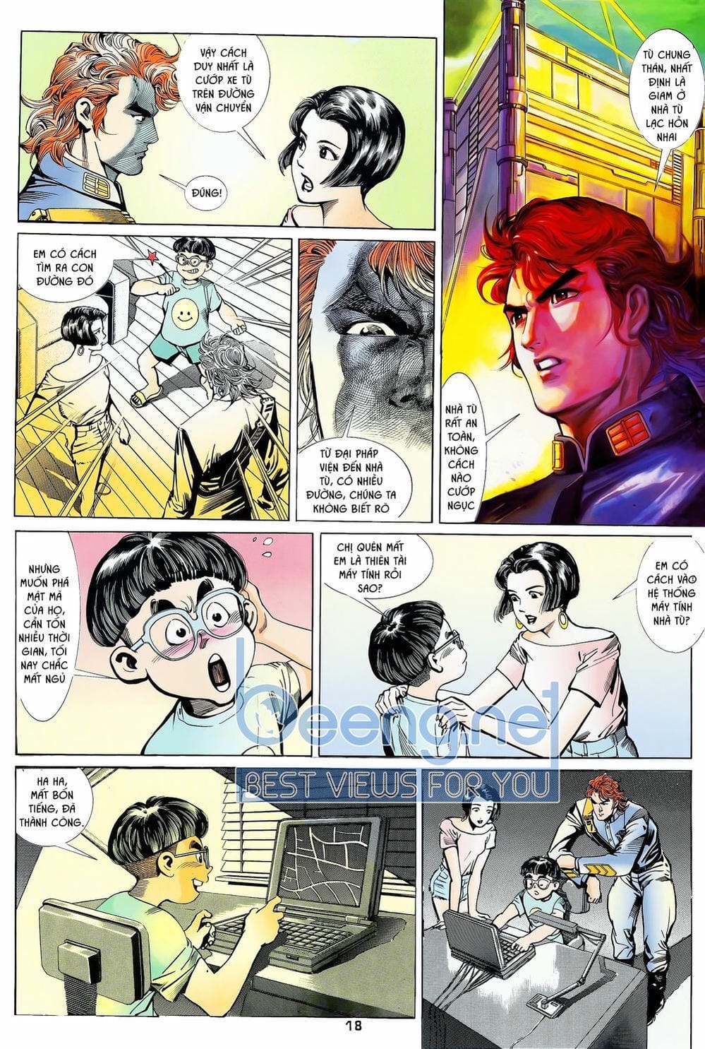 Truyện Tranh Long Hổ 5 Thế trang 8