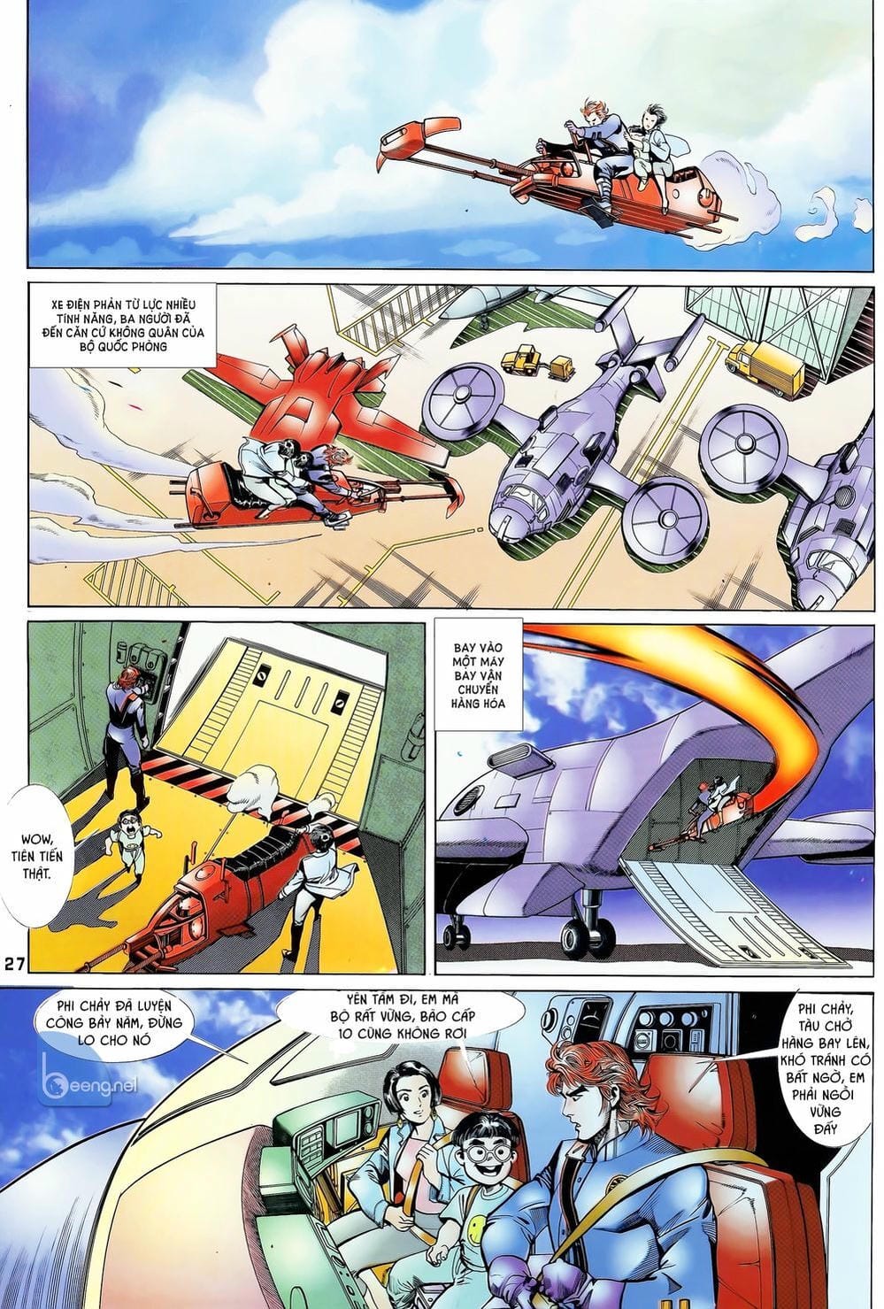 Truyện Tranh Long Hổ 5 Thế trang 8