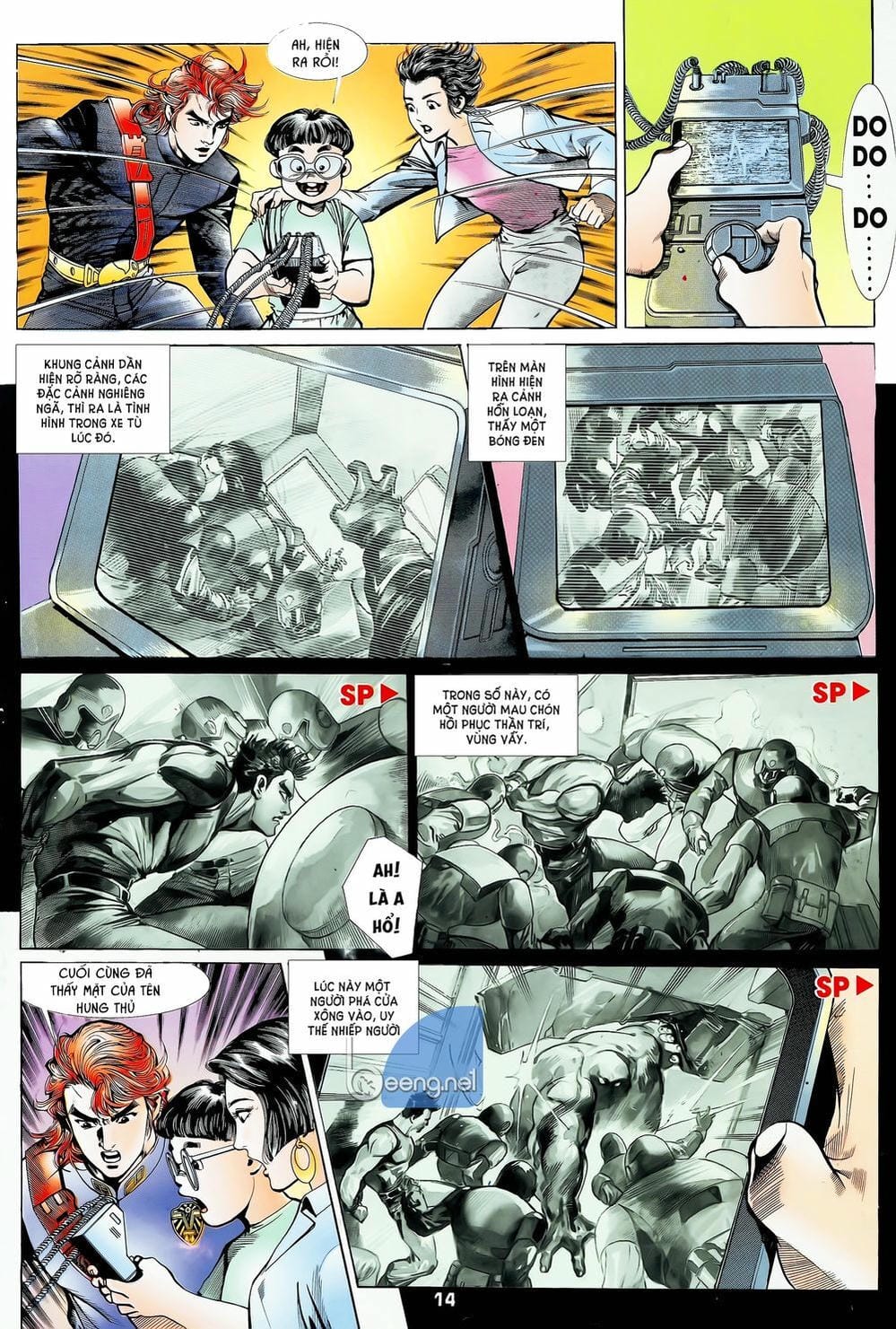 Truyện Tranh Long Hổ 5 Thế trang 8