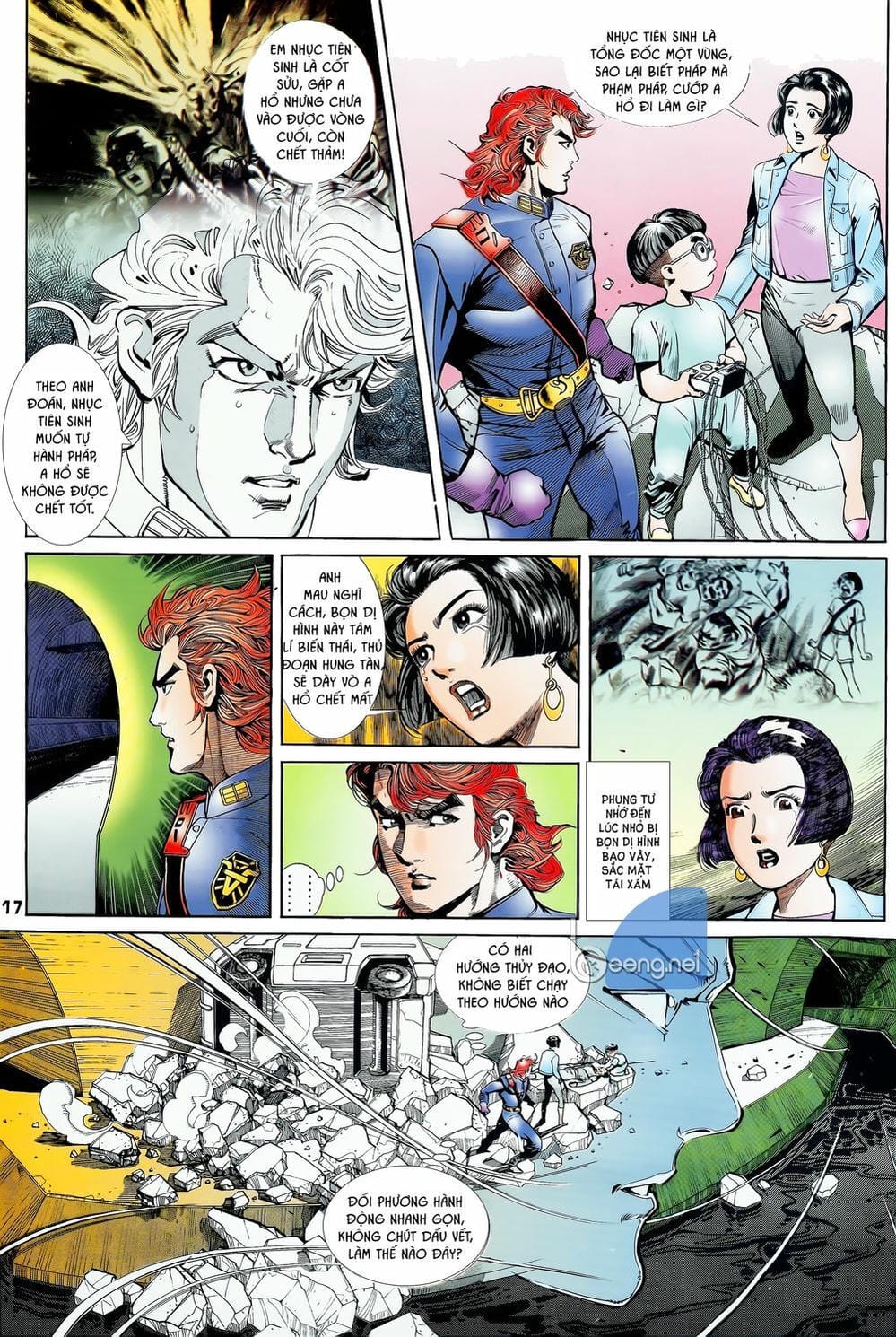 Truyện Tranh Long Hổ 5 Thế trang 8