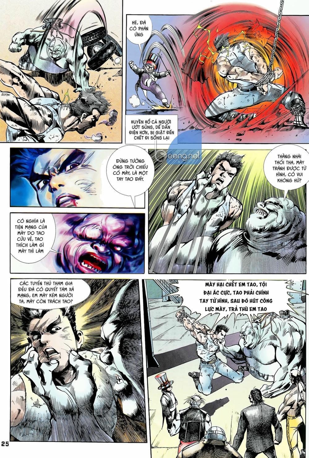 Truyện Tranh Long Hổ 5 Thế trang 8