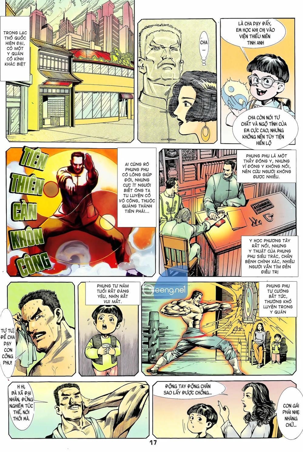 Truyện Tranh Long Hổ 5 Thế trang 8