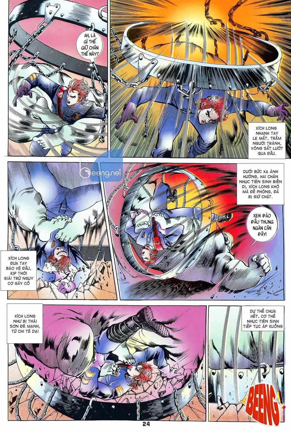 Truyện Tranh Long Hổ 5 Thế trang 8