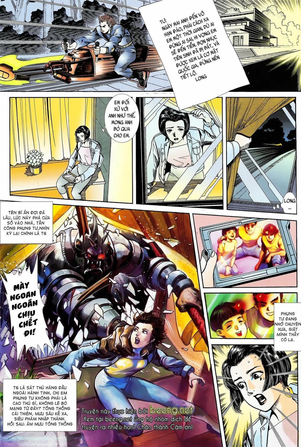 Truyện Tranh Long Hổ 5 Thế trang 8
