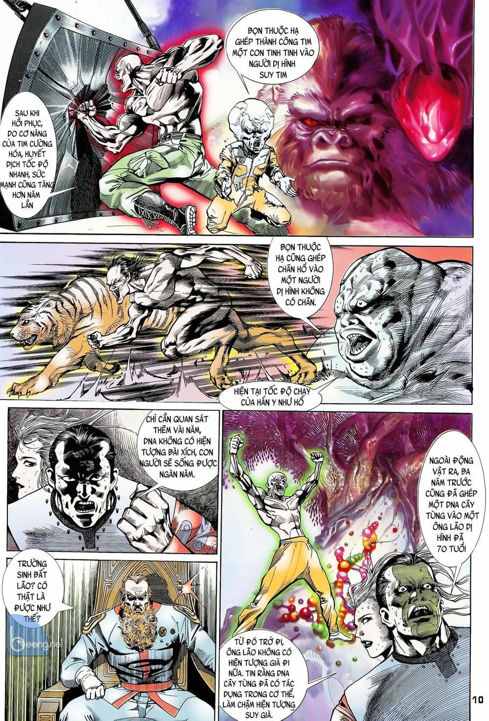 Truyện Tranh Long Hổ 5 Thế trang 8