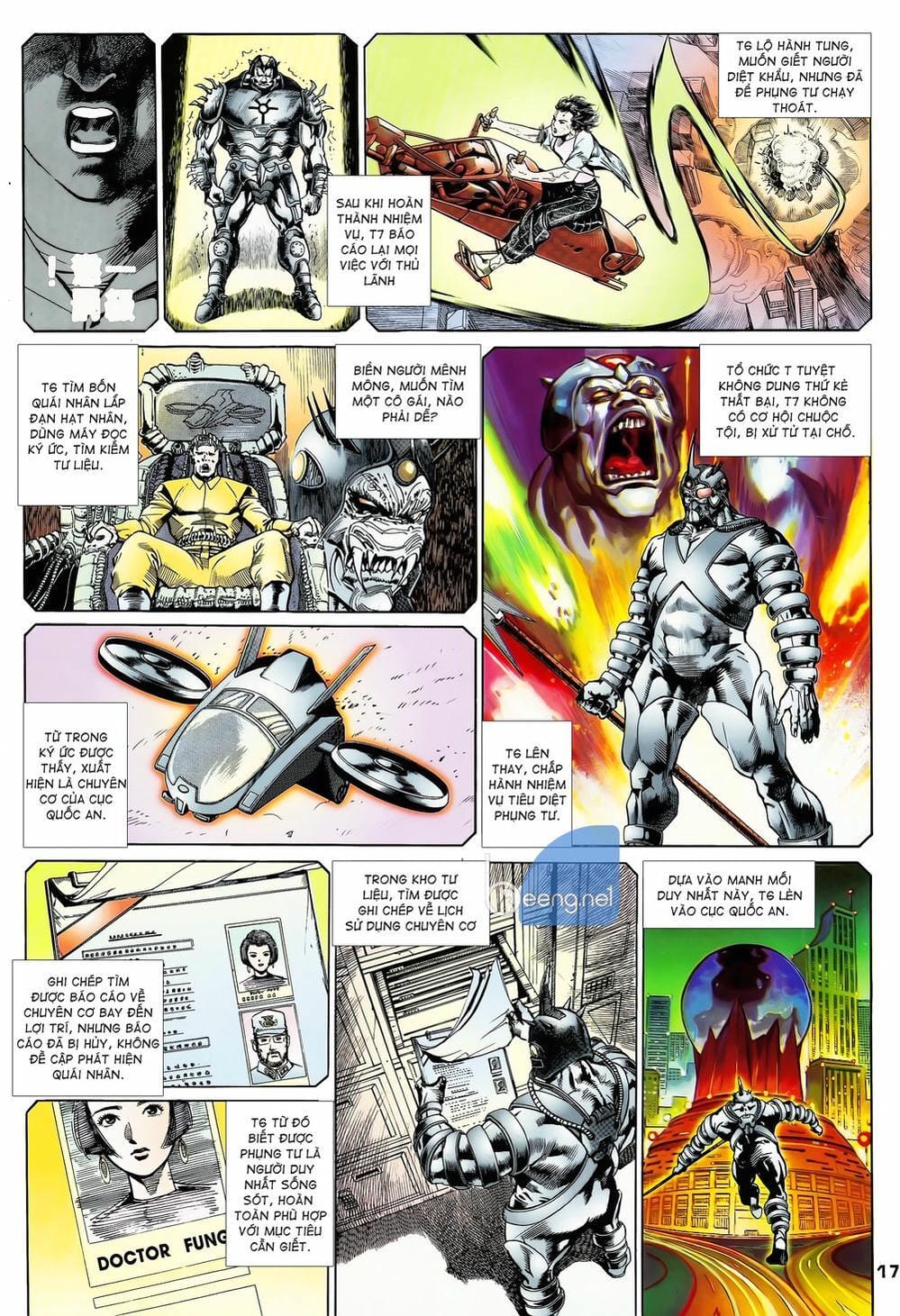 Truyện Tranh Long Hổ 5 Thế trang 8