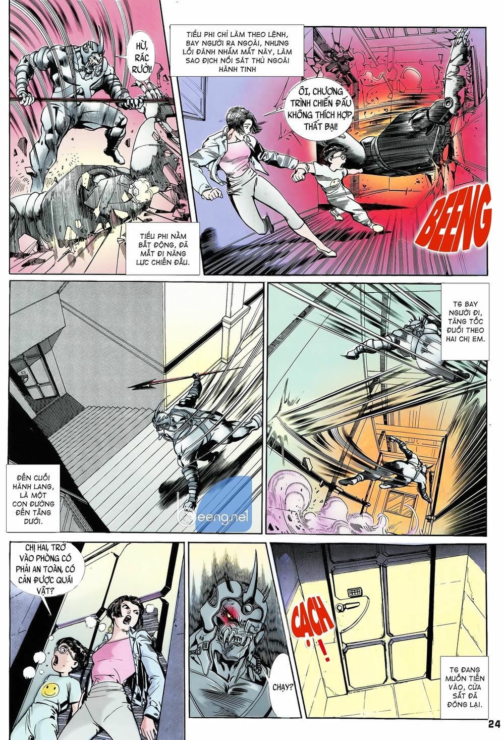 Truyện Tranh Long Hổ 5 Thế trang 8