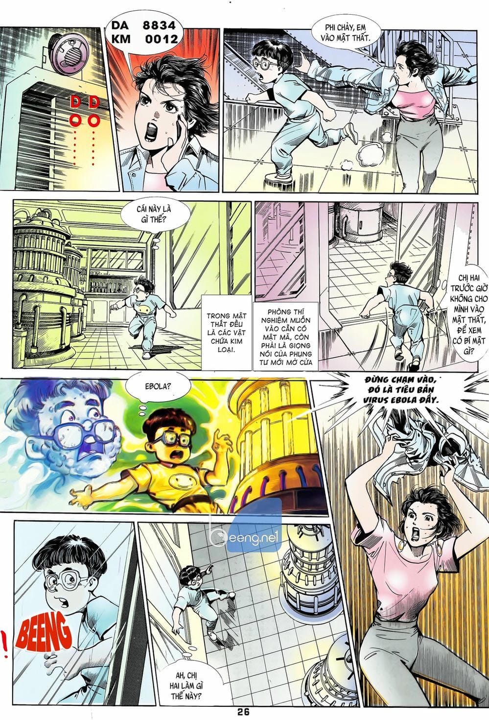 Truyện Tranh Long Hổ 5 Thế trang 8