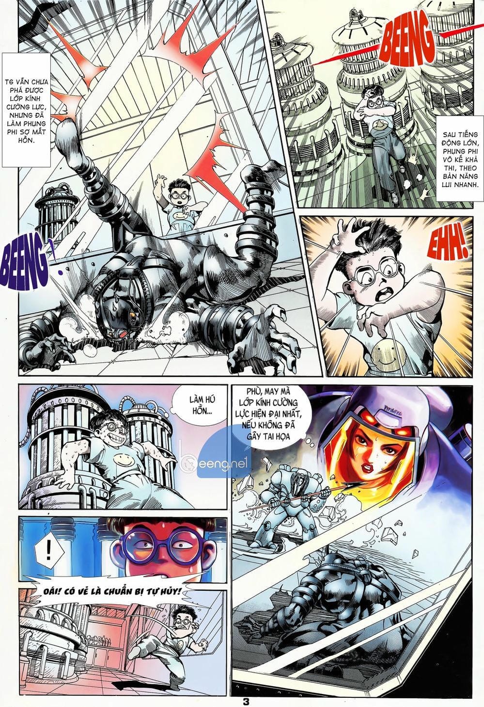 Truyện Tranh Long Hổ 5 Thế trang 8