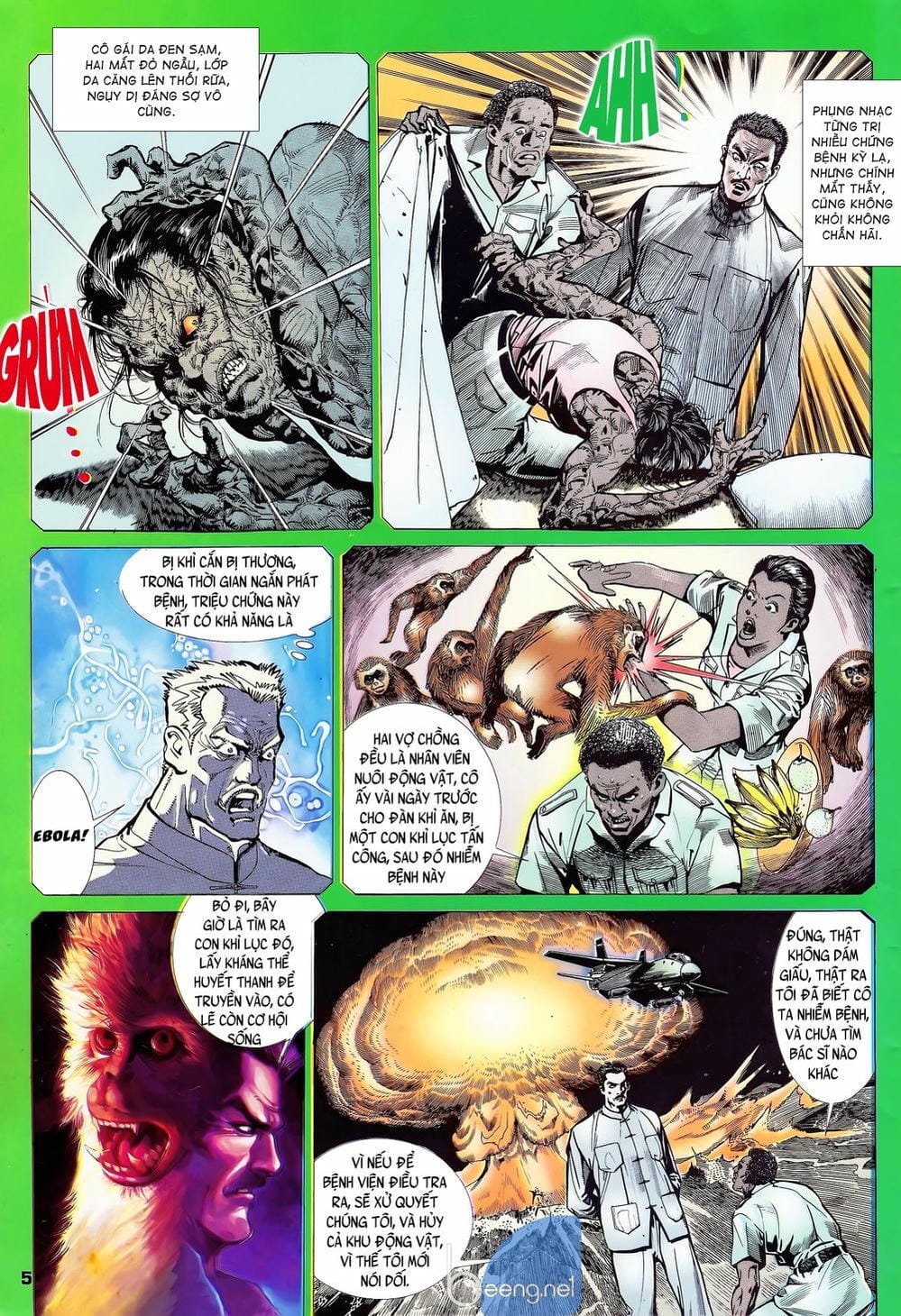 Truyện Tranh Long Hổ 5 Thế trang 8